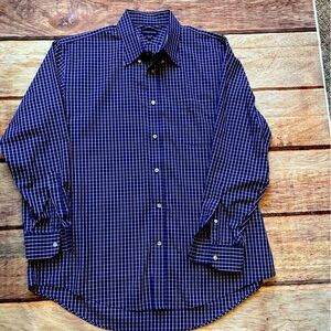 Men’s Land End 17 1/2 x 34 Button Down Shirt